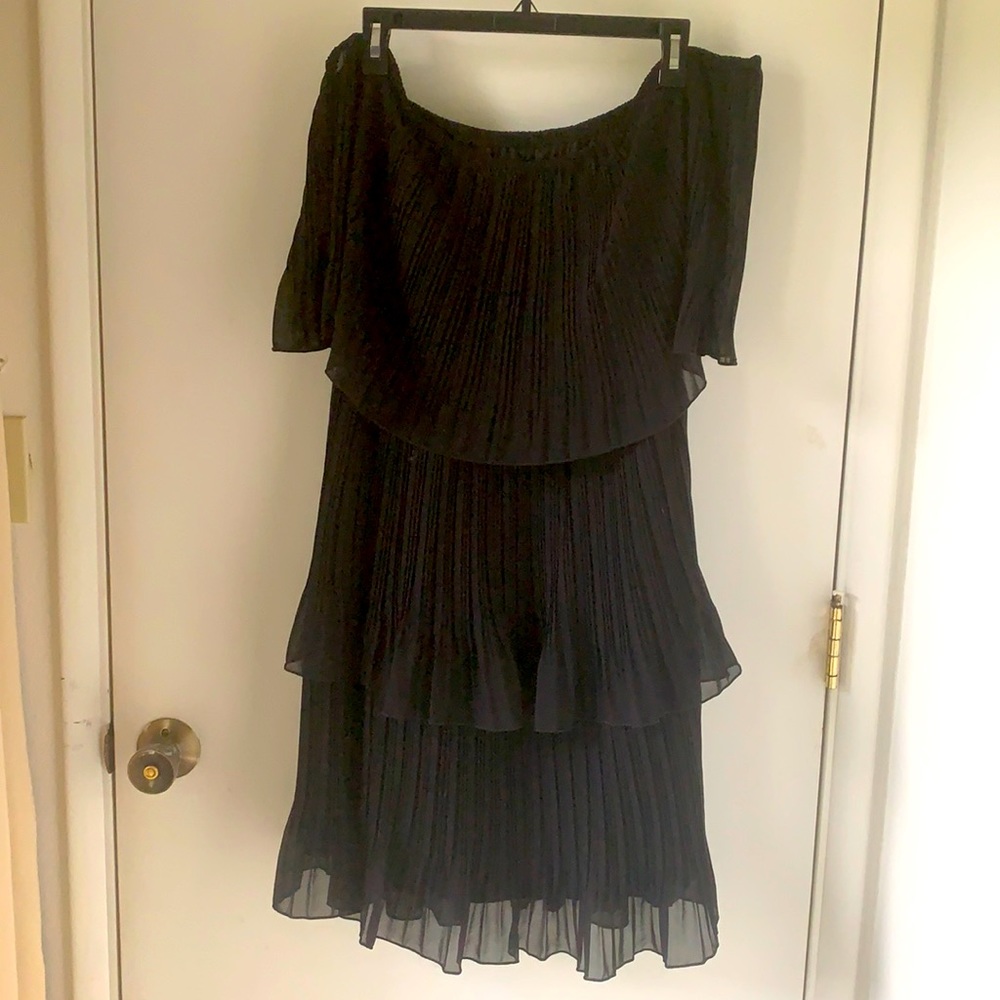 Tiered off the shoulder dress